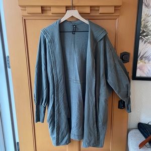 Athleta Open Hooded Sweatshirt Cardigan
